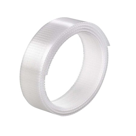 3M Reclosable Fastener, No Adhesive, 50 yds, 2 in Wd, Clear 7010374541